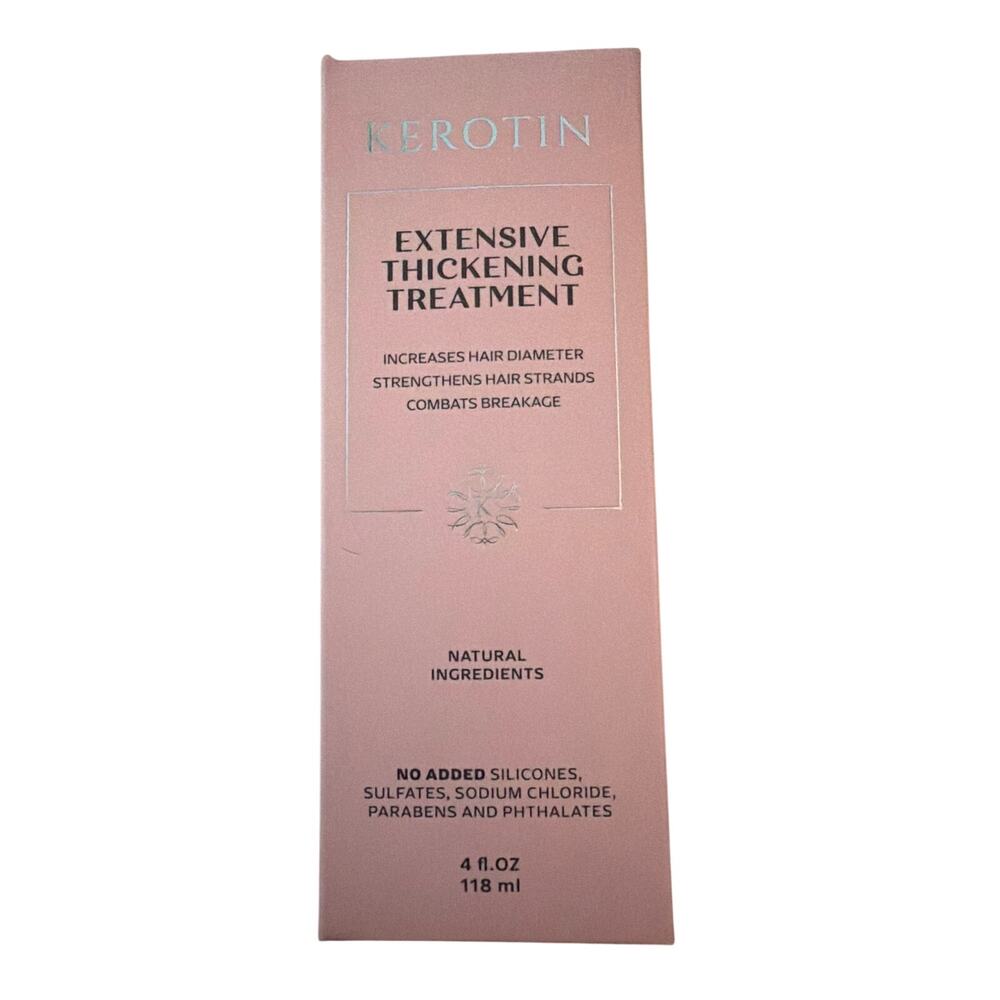 Kerotin Haircare Extensive Thickening Treatment Serum 4 oz Natural Cruelty Free